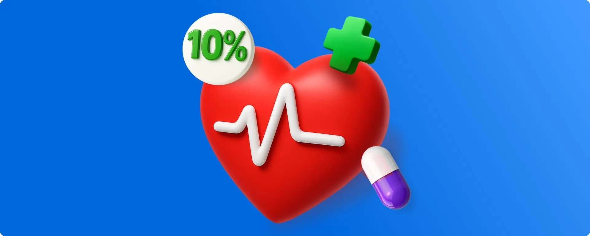 Акция «На здоровье! Кешбэк 10%»